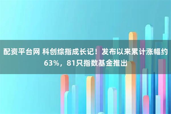 配资平台网 科创综指成长记！发布以来累计涨幅约63%，81只指数基金推出