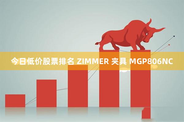 今日低价股票排名 ZIMMER 夹具 MGP806NC