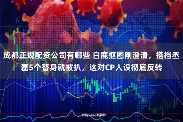 成都正规配资公司有哪些 白鹿抠图刚澄清，搭档丞磊5个替身就被扒，这对CP人设彻底反转